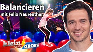 Wer springt schneller über 10 Gymnastikbälle Skiweltmeister vs Nachwuchstalent  Klein gegen Groß [upl. by Surtemed236]