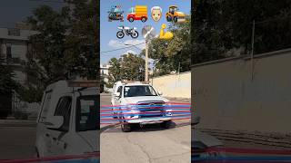 quotBattle of the Cars with the Emoji Challenge🚔🚚🏍️ emoji shorts challenge car [upl. by Leizahaj]