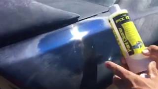 How To Bring Back Original Color In My Car  Blue Clear Coat Fix [upl. by Yrellav]