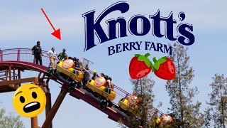 Knotts Berry Farm Rides 2018 Sidewinder Roller Coaster [upl. by Dayiz]