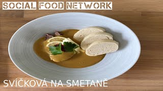 How to make SVÍČKOVÁ NA SMETANĚ  Social Food Network [upl. by Pandich952]