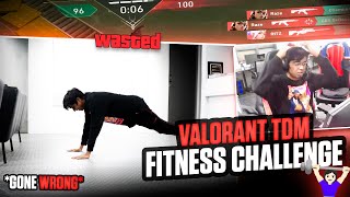 I tried the Valorant TDM challenge 🏋️ Gone Wrong [upl. by Krell794]