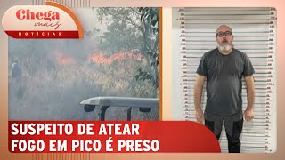 SP Suspeito de atear fogo no Pico das Cabras em Campinas é preso  Chega Mais Notícias 110924 [upl. by Abroms]