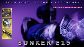 Bunker E15 Europa  SOLO LEGEND LOST SECTOR VOID TITAN  DIM IN DESC [upl. by Gomez]