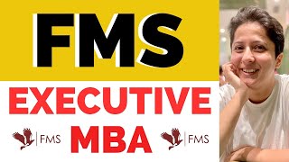 No Entrance Exam MBA  FMS Executive MBA  FMS MBA  All About FMS MBA  Without CAT FMS MBA  FMS [upl. by Airdnekal]