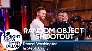 Random Object Shootout with Denzel Washington and Steph Curry [upl. by Goldsmith]