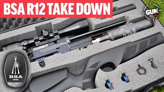 NEW AIRGUN REVIEW THE BSA R12 TAKE DOWN [upl. by Enattirb]