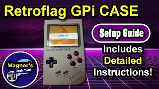 RetroFlag GPi Case Setup RetroPie Pi Zero W with MAME GB NES Guide [upl. by Vale]