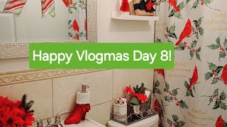 Vlogmas Day 8  Lets decorate the bathroom for Christmas ✨️ VlogmasDay8 Vlogmas2024 Dailyvlog [upl. by Munson]