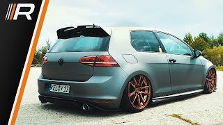 Bagged Golf 7 GTD on Rotiform SPF 20quot [upl. by Nolla]