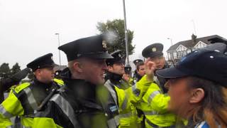 Gardai attack residents of clarehall peacefully protesting [upl. by Millisent913]