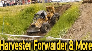 Cat 518 Skidder  Les Cognées 2015 [upl. by Herv841]