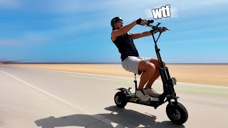 This 50 MPH Electric Scooter is SKETCHY [upl. by Harve641]