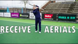 How to receive aerial pass Hertzberger TV Field Hockey Tutorial [upl. by Coffee]