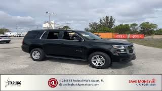 2019 CHEVROLET TAHOE LT at Starling Buick GMC STUART PALM CITY FORT PIERCE ST LUCIE 406476T [upl. by Yatnod]