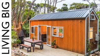 Architect and Designer Couple Create Spectacular Tiny House In The Bush [upl. by Mastic]