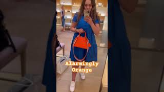 🧡New Louis Vuitton Alma BB in the most vibrant orange you have seen🧡 almabb louisvuittonbag [upl. by Brenan835]