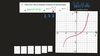 Dalles matte testa dig själv Ma3 uppgift 2 inom rationella uttryck [upl. by Noed]