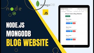 Create Blog Website with NodeJS amp MongoDB🚀 StepbyStep Tutorial  CodeKing6  Source Code  2024 [upl. by Saibot]