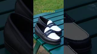 My 1st Pair Of Penny LoafersWhite amp Black mensfashion [upl. by Aynosal]