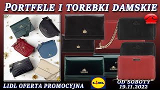 Lidl  Nowa Oferta Od Soboty 19112022  Galanteria Damska – Portfele i Torebki Damskie WITTCHEN [upl. by Bandler]