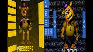 Five nights at fredbears family diner 1 and 2 EXTRAS [upl. by Eitsirhc]