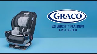 Graco® Extend2Fit® Platinum 3in1 Car Seat [upl. by Ioyal]