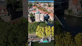 Enkhuizen op een zonnige dag met de drone [upl. by Yeslrahc145]