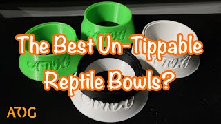 Are These The BEST UNTIPPABLE Reptile Water Bowls… [upl. by Attenehs840]