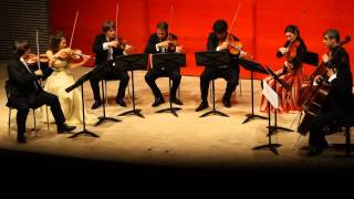 Svendsen String Octet in A major Op 3  II Allegro scherzeroso  Lento  Piu mosso quasi presto [upl. by Ajnos]