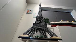 I build Lego Eiffel Tower 10001 pcs As a 12 year old [upl. by Ginelle]