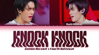 【GEMINI FOURTH】 KNOCK KNOCK Original by NANON x Jorin 4EVE  Color Coded Lyrics [upl. by Ricarda]