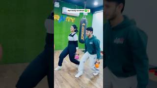 Partner workout 🏋️ partnerworkout hiphop music abstractart zumbawithkapilsharma [upl. by Kadner]