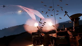 AntiAir Tank vs Fighter Jet amp A10  AntiAircraft Vehicle in Action  AA Missile  Simulation [upl. by Hessler962]