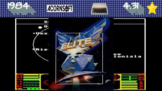 Elite 1984 Acornsoft BBC Micro Space Trading [upl. by Lonny785]