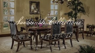 Luxury Dining Room Collection by Savannah Collections  Bernetti [upl. by Eisenhart]