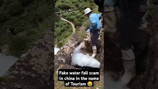 Fake waterfall of china by which chinese gov Earned a lot of money [upl. by Wendell]