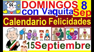 FELICIDADES CALENDARIO 15 SEPTIEMBRE REFORMA PODER JUDICAL VIVA MEXICO vaquitapolitica [upl. by Wasson534]