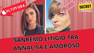 Amoroso contro Annalisa il litigio dietro le quinte a Sanremo 2024 [upl. by Nitsed906]