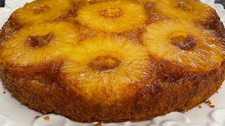 Gâteau moelleux à l’ananas caramélisé facile [upl. by Nielson603]