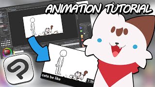 How to make Animations for YouTube in Clip Studio Paint start to finish  StepByStep Tutorial [upl. by Ylagam943]