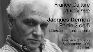 Derrida littérature et philosophie 1998 [upl. by Ahkeber351]