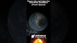 Solar Eclipse in Space Engine VS Universe Sandbox  shorts spaceengine universesandbox space [upl. by Feriga]