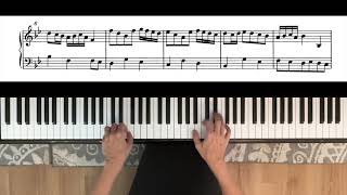 Demonstration Polonaise in G minor BWV Anh 119 by J S Bach from the Anna Magdalena Notebook [upl. by Neenwahs]