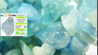 Aquamarine Crystal Meditation Crystal Healing Throat Chakra [upl. by Wylma323]