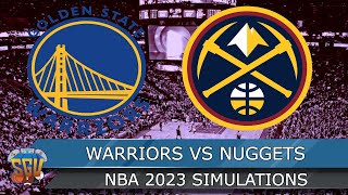 Golden State Warriors vs Denver Nuggets  NBA Today 2252024  Full Game Highlights NBA 2K24 Sim [upl. by Adnorahc]