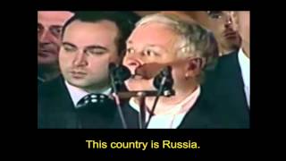 Lech Kaczynski Speeches Tbilisi Capital of Georgia  Russian Invasion of Georgia [upl. by Nollid]