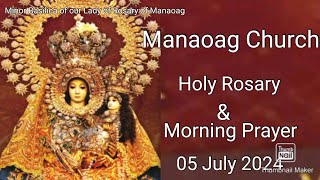 Manaoag Church Holy Rosay and Mass 540 am July 05 2024  Friday Mass [upl. by Norek38]