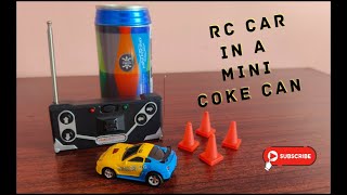 Worlds smallest RC Car that comes in a Coke can 😱  Unboxing amp Testing [upl. by Born]