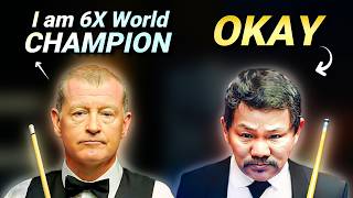 The Day Pool Legend EFREN REYES Humbled Worlds No 1 SNOOKER PLAYER [upl. by Rivy]